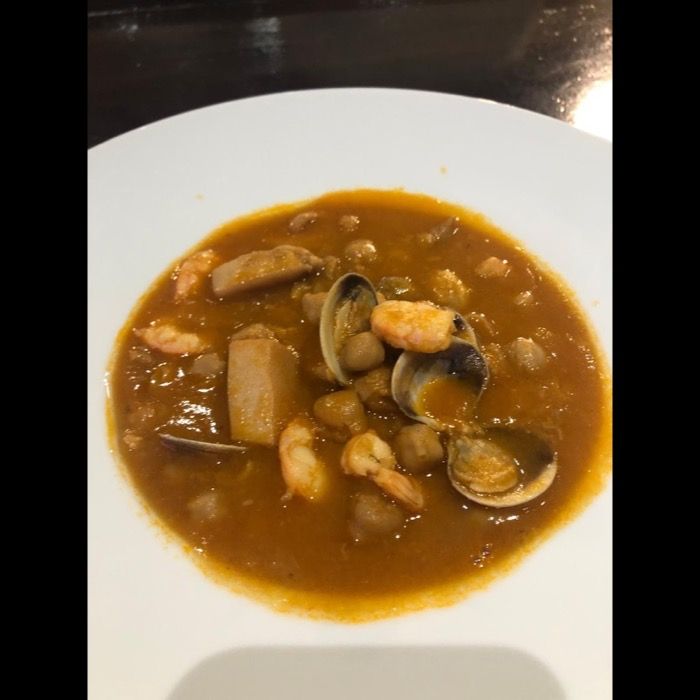 Seafood stew at Casa Machín, Écija